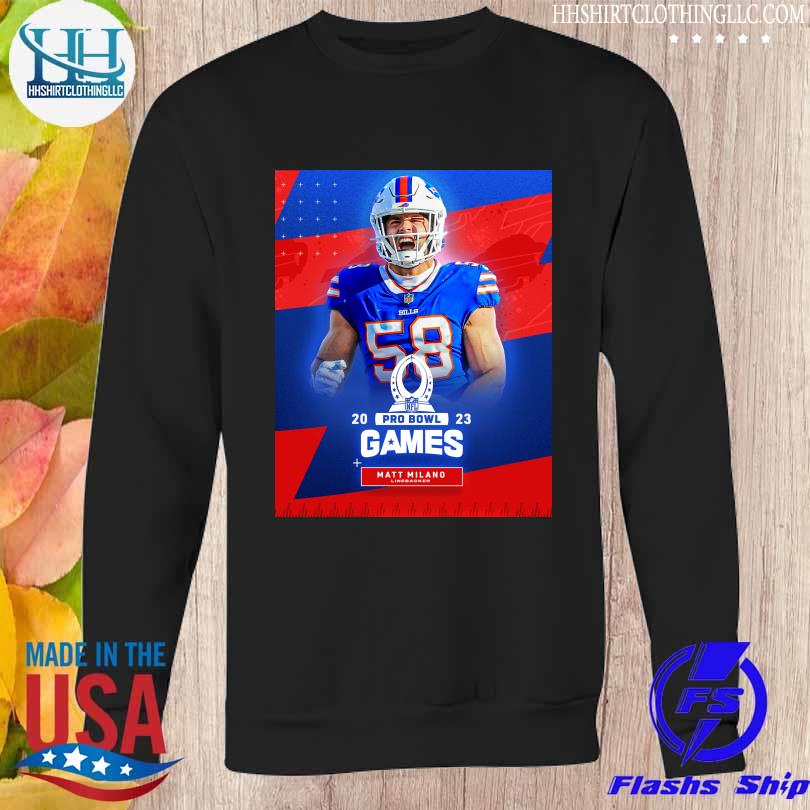 Matt milano 58 Buffalo Bills signature hooded shirt, hoodie, sweater and  long sleeve