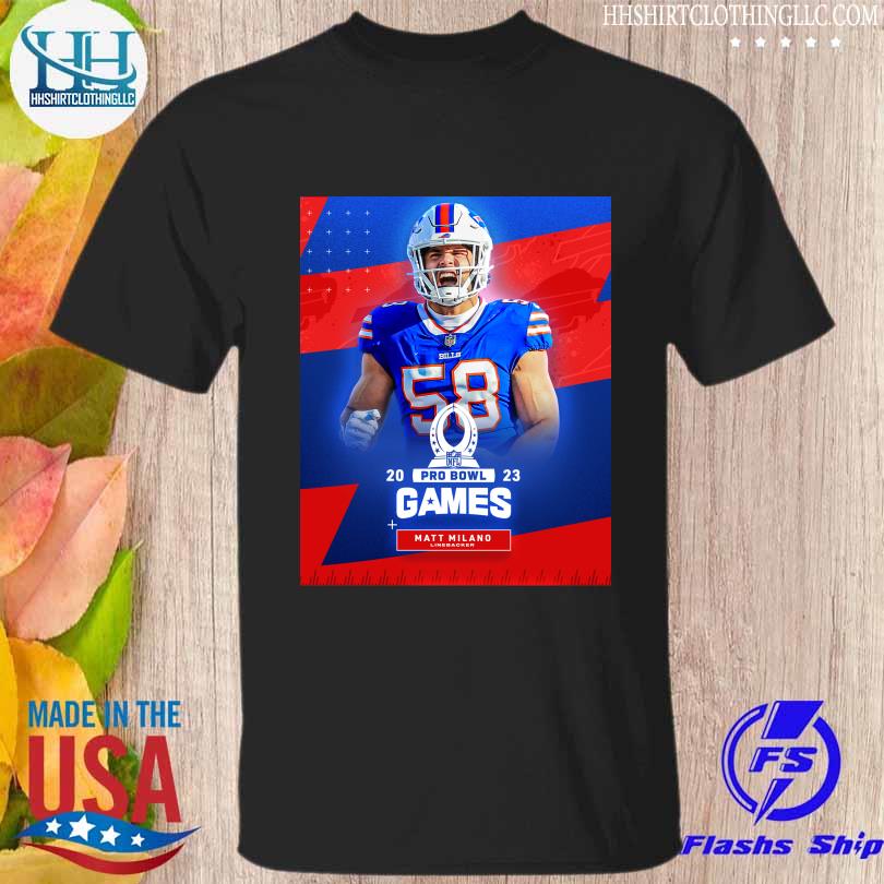 Official buffalo Bills NFL matt milano T-shirts, hoodie, tank top, sweater  and long sleeve t-shirt