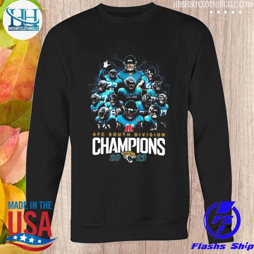 Official Jacksonville Jaguars AFC south division champions 2023 shirt,  hoodie, sweater, long sleeve and tank top