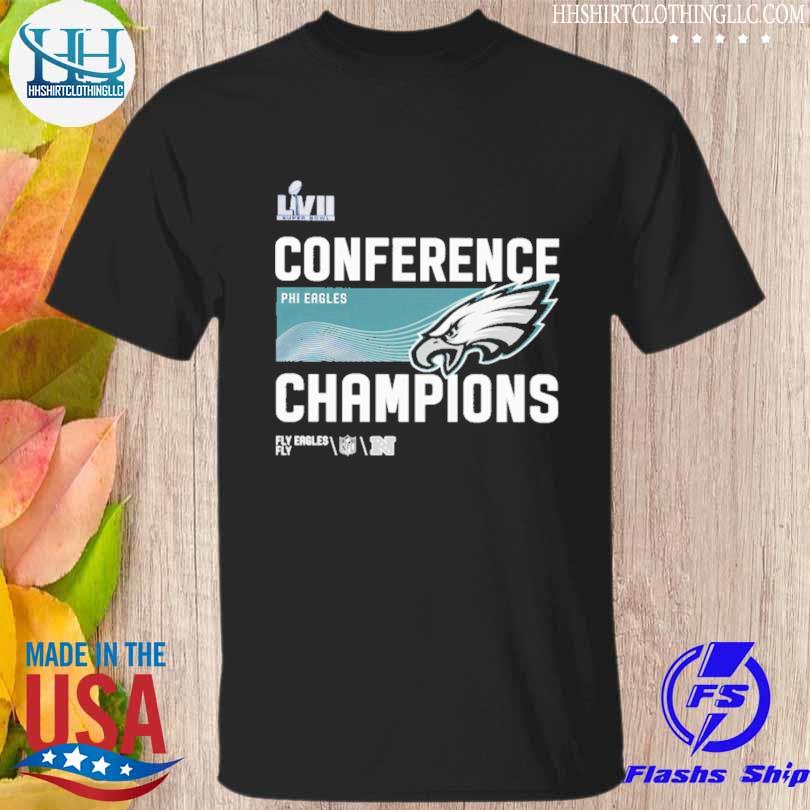 Official Philadelphia Eagles 2023 Nfc Conference Champions T-Shirt - Kaiteez