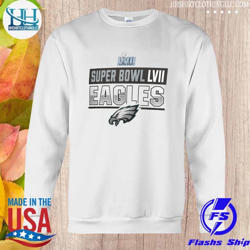 Philadelphia eagles super bowl lvii custom name & number shirt, hoodie,  sweater, long sleeve and tank top