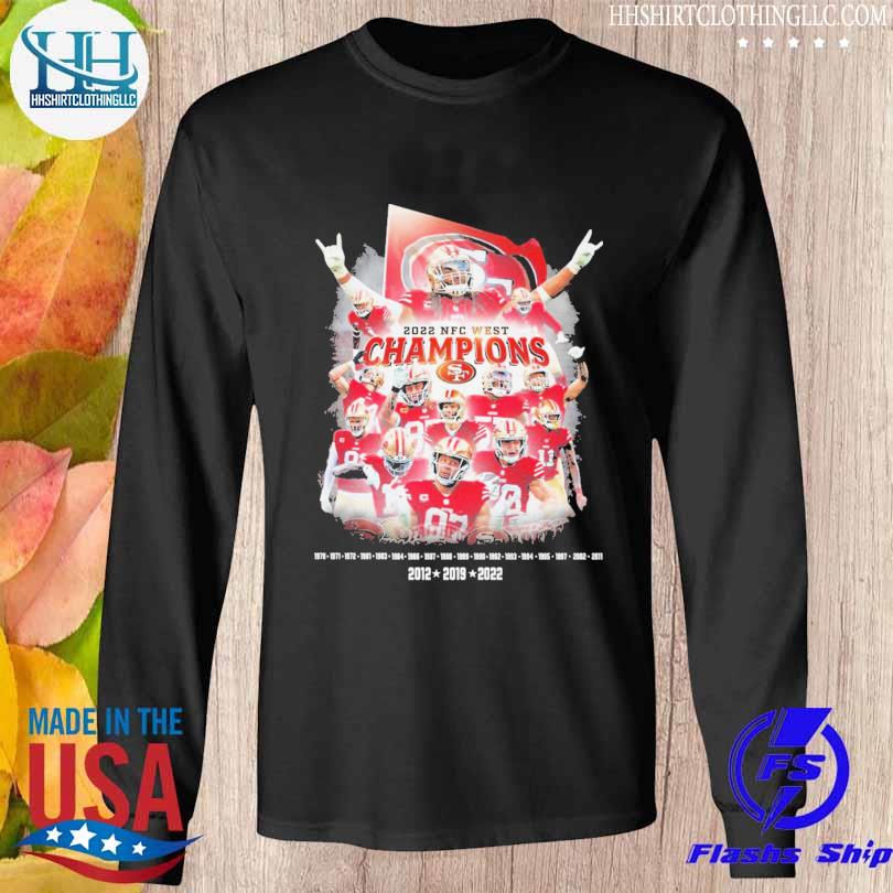 Official 2022 NFC West Champions SF 49ers Shirt, hoodie, sweater, long  sleeve and tank top