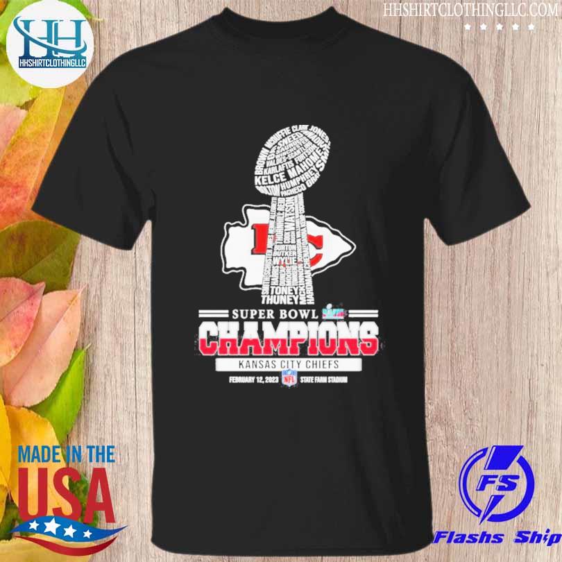 Kansas City Chiefs Super Bowl Lvii Champions Logo official shirt, hoodie,  sweater, long sleeve and tank top