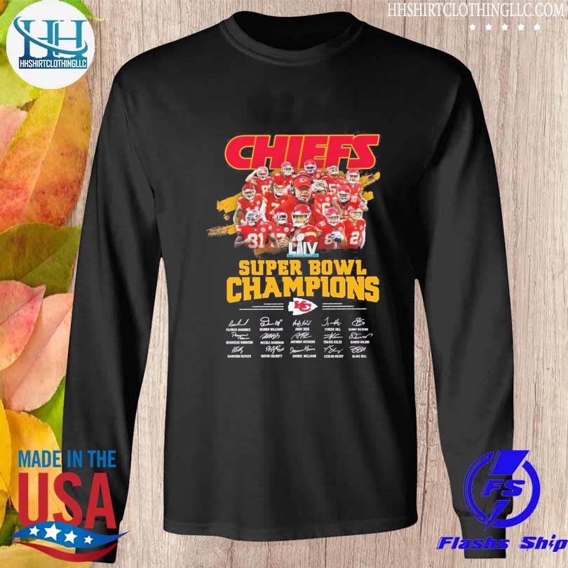 Super Bowl 57 Kansas City Chiefs 2023 Champions Signatures Sweatshirt -  Bugaloo Boutique