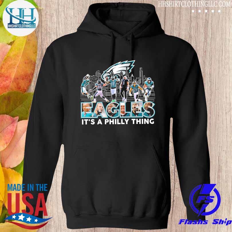 Funny Philadelphia Eagles Football Player Names Skyline It's A Philly Thing  shirt, hoodie, sweater, long sleeve and tank top