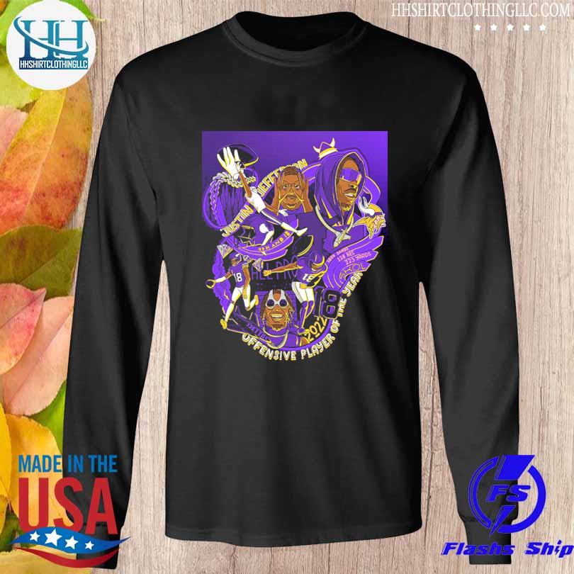 Funny minnesota Vikings Justin Jefferson Caricature Shirt, hoodie, sweater,  long sleeve and tank top