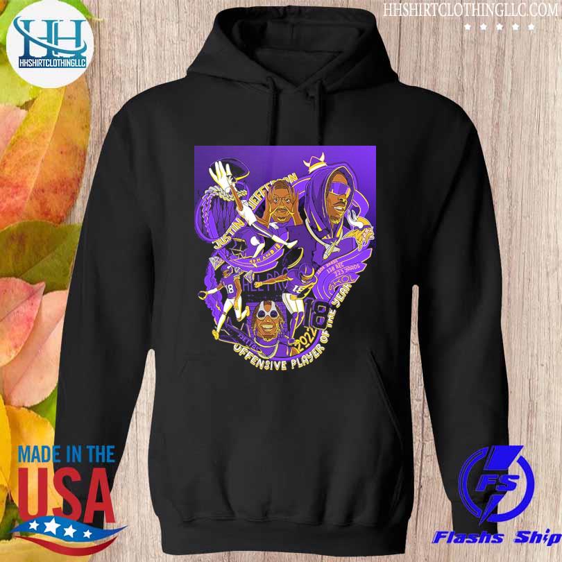 Justin Jefferson Minnesota Vikings Youth Play Action Graphic shirt, hoodie,  sweater, long sleeve and tank top