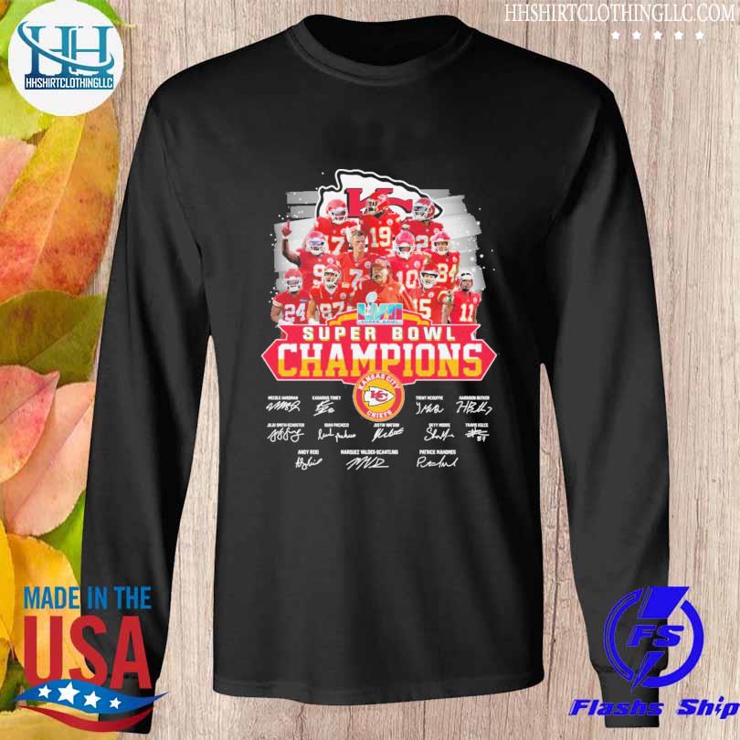 Kansas city Chiefs super bowl champions 2023 signatures Kansas city Chiefs  shirt, hoodie, sweater, long sleeve and tank top