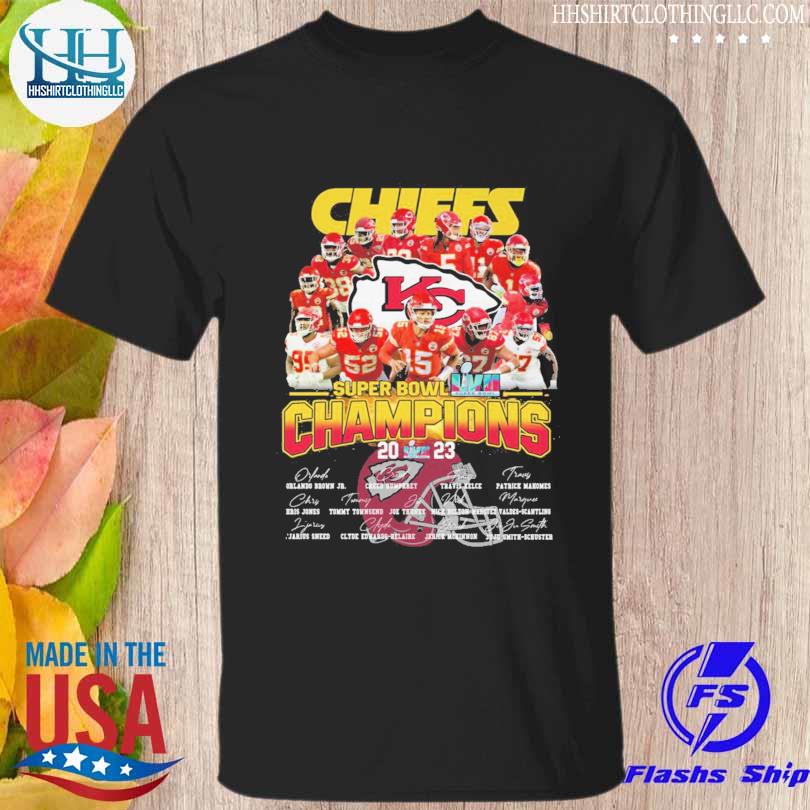 Official 2022 Kansas City Chiefs AFC west division Champions signatures  shirt, hoodie, sweater, long sleeve and tank top