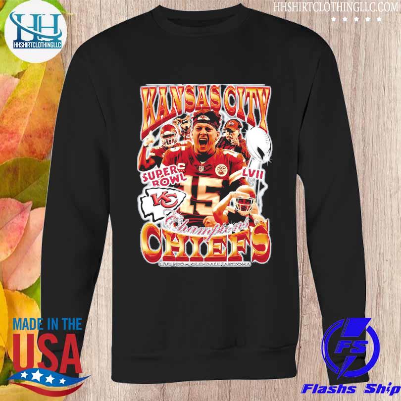 Livii 3x Kansas city Chiefs super bowl champions 2023 shirt, hoodie,  sweater, long sleeve and tank top