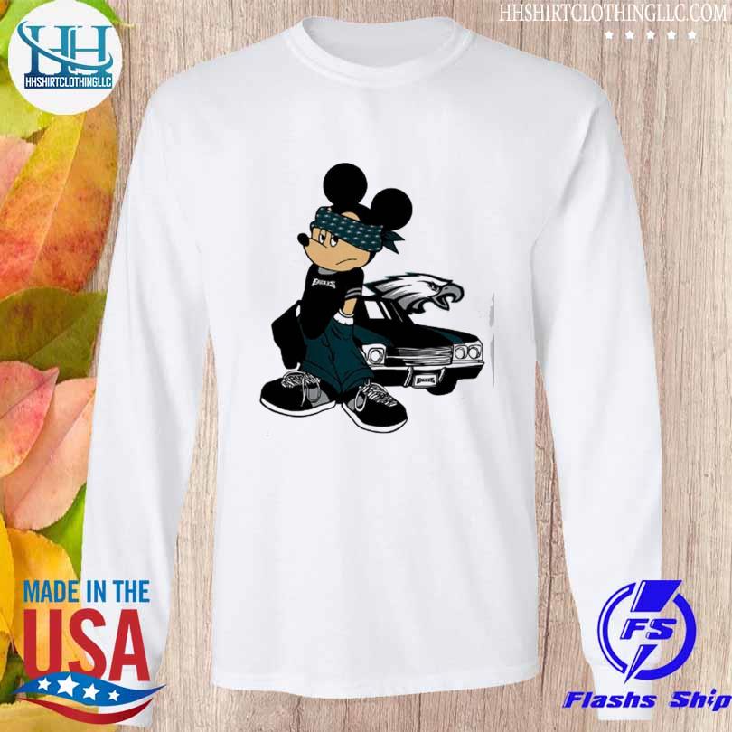 Mickey mouse philadelphia eagles nfl 2023 lvii super bowl shirt, hoodie,  sweater, long sleeve and tank top