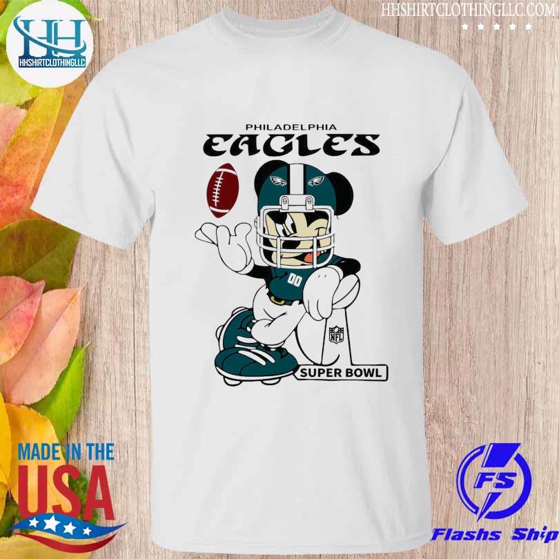 Nfl Philadelphia Eagles Mickey Mouse Friends Funny Super Bowl T