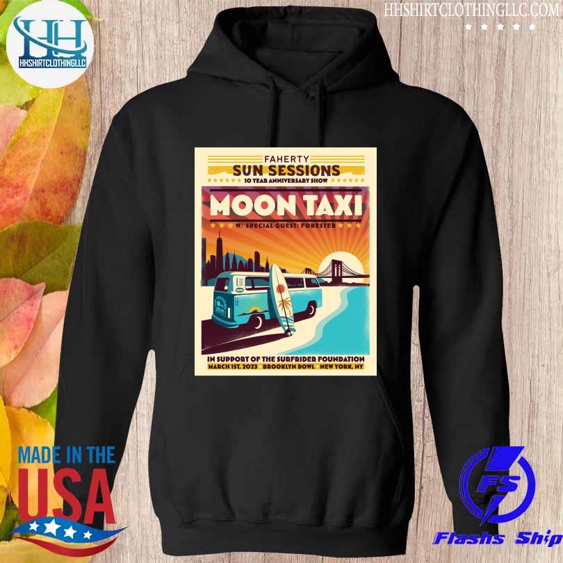 Moon taxi march 1 2023 brooklyn bowl new york ny s hoodie den