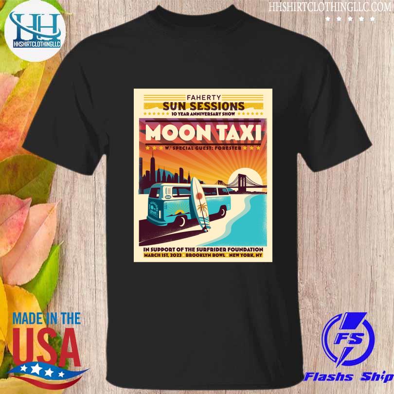 Moon taxi march 1 2023 brooklyn bowl new york ny shirt