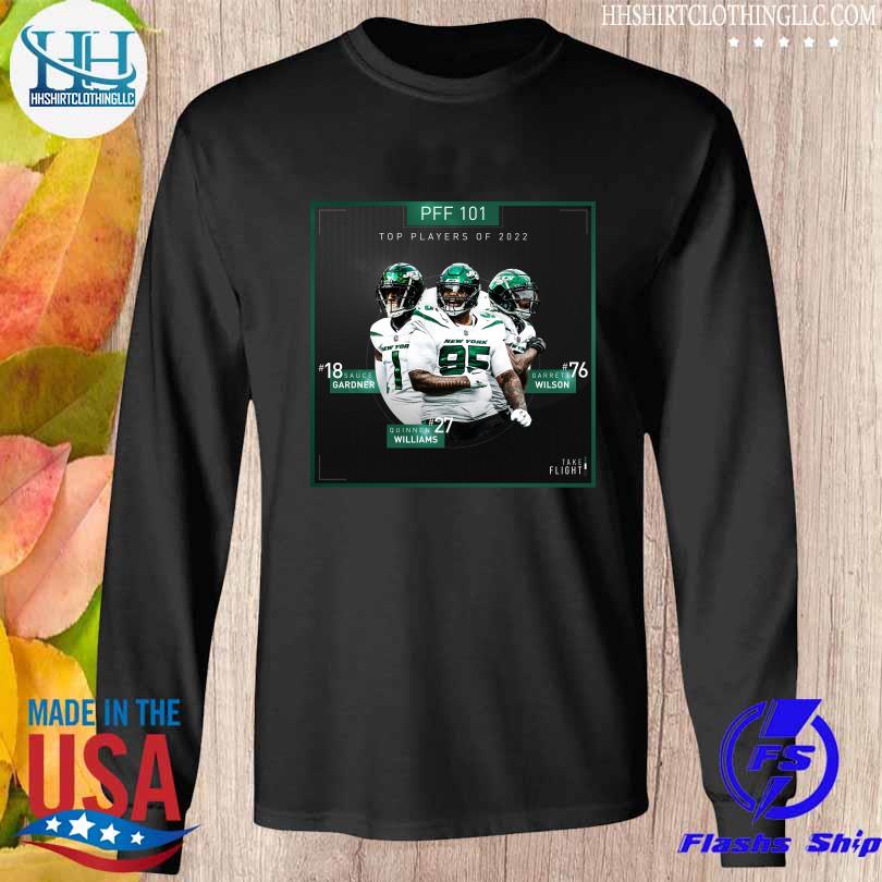 New York Jets PFF 101 top players of 2022 shirt, hoodie, sweater