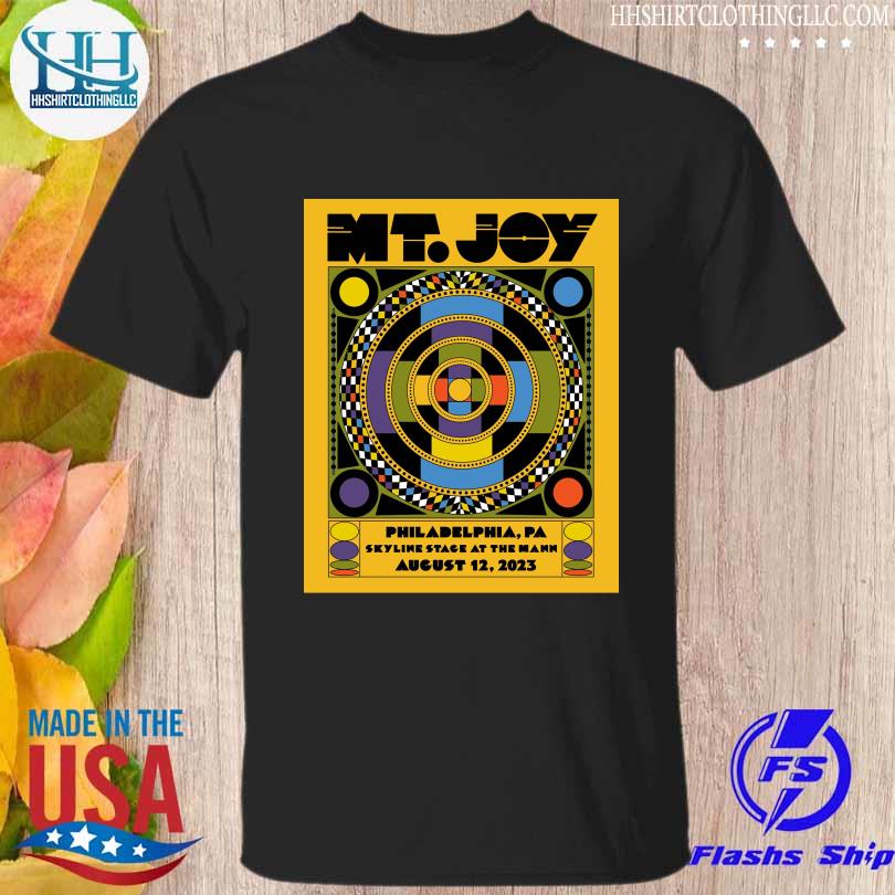 Official Mt.joy philadelphia PA Skyline stage at the Mann shirt