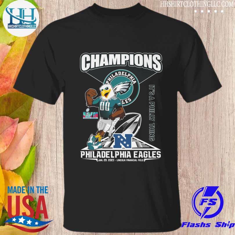 Philadelphia eagle lvii champions it's a philly things 2023 shirt