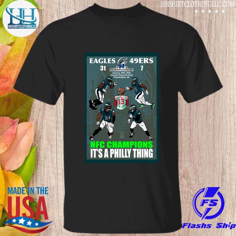 Philadelphia Eagles 2022 NFC Champions Lincoln Financial Field shirt,  hoodie, sweater, long sleeve and tank top