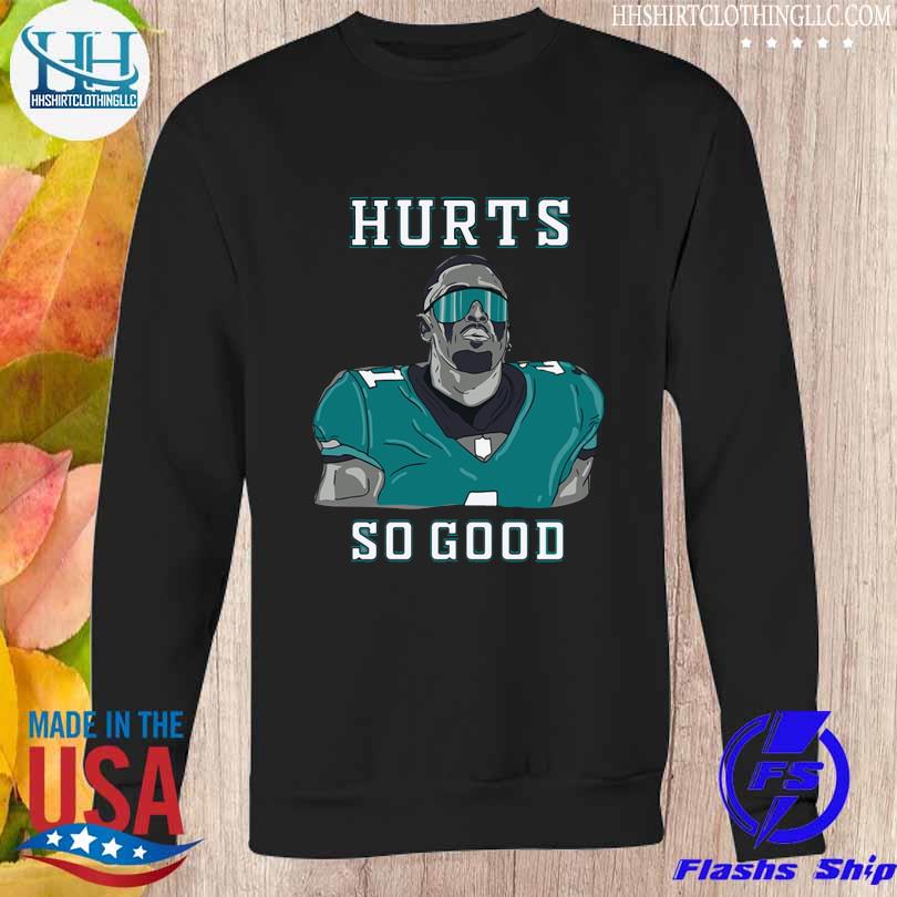 Jalen Hurts Philadelphia Eagles Hurts So Good Fly To Glory Ugly Christmas  Sweater - Tagotee