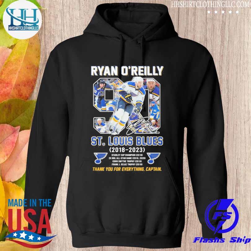 Ryan o'reilly st. louis blues 2018-2023 thank you for everything captain s hoodie den