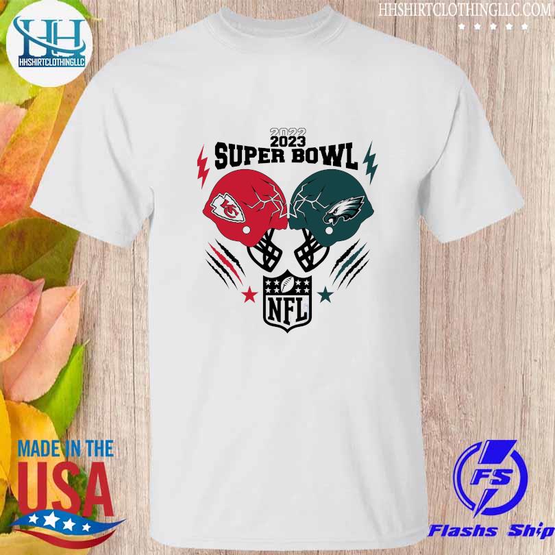 Official Super Bowl 2023 Philadelphia Eagles Vs Kansas City Chiefs  T-shirt,Sweater, Hoodie, And Long Sleeved, Ladies, Tank Top