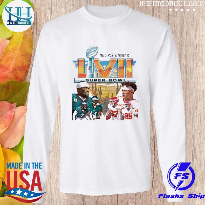 Super Bowl 2023 Vintage Philadelphia Eagles Vs Chiefs T-shirt