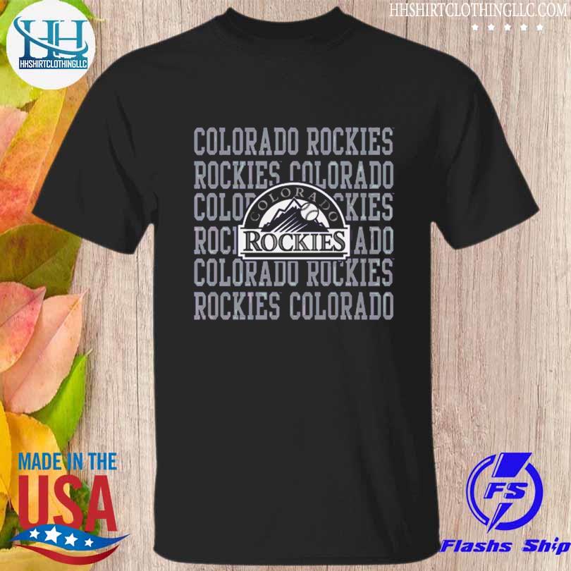 Colorado rockies youth repeat logo shirt, hoodie, sweater, long sleeve and  tank top