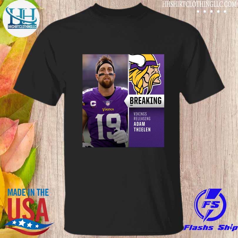 Minnesota vikings thank you for everything adam thielen shirt, hoodie,  sweater, long sleeve and tank top