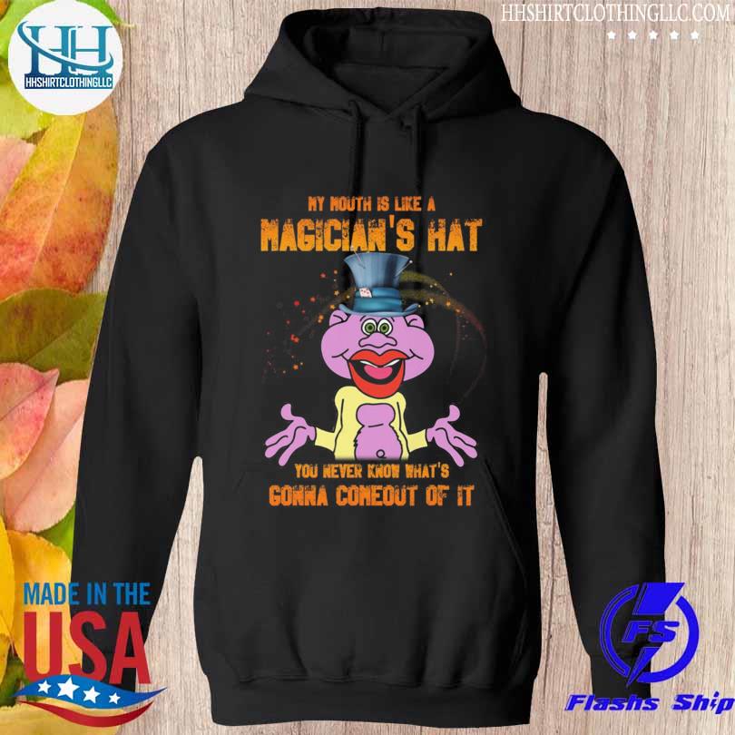 Peanut Jeff Dunham my mouth is like a magician's hat you never know that's gonna conneaut of it s hoodie den