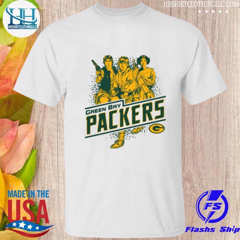 Green bay stuff star wars x junk food x nfl rebels team packers shirt,  hoodie, sweater, long sleeve and tank top