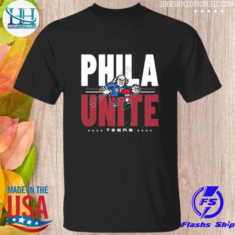Philadelphia unite 76ers announcer shirt