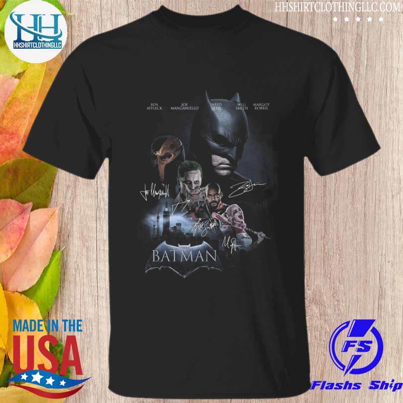 Premium the Batman 2023 thank you for the memories signatures shirt,  hoodie, sweater, long sleeve and tank top