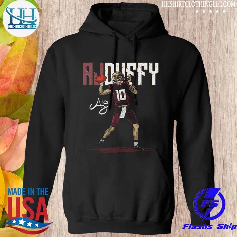 Aj duffy college player signature s hoodie den