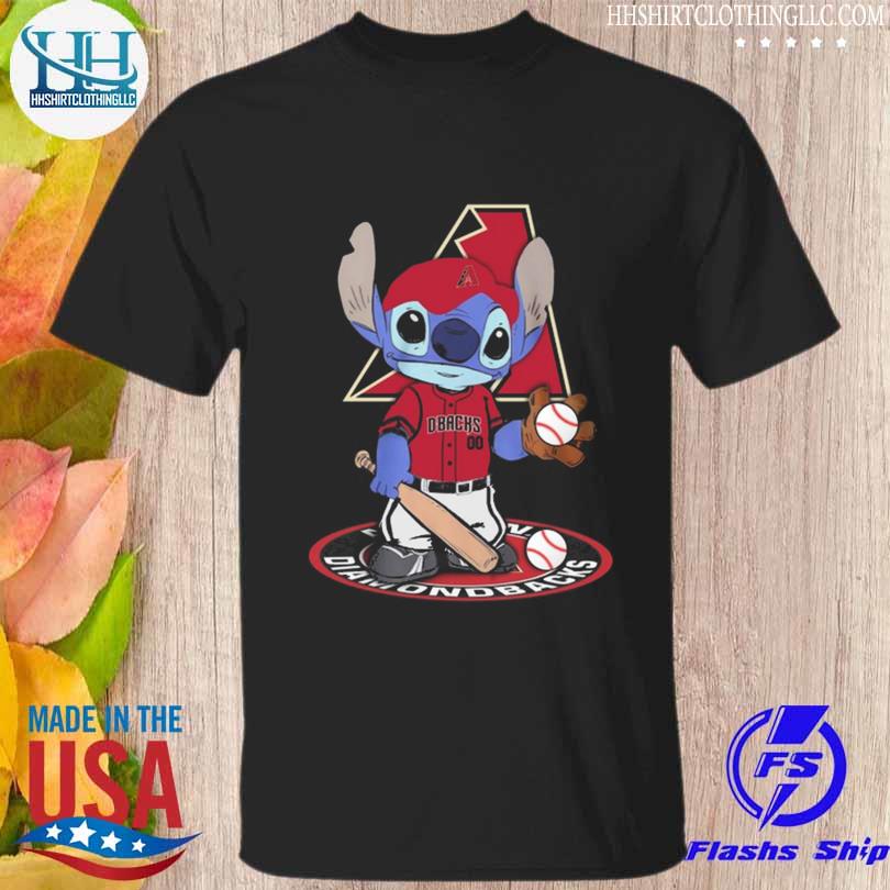 Baby Stitch Arizona Diamondbacks baseball logo 2023 shirt
