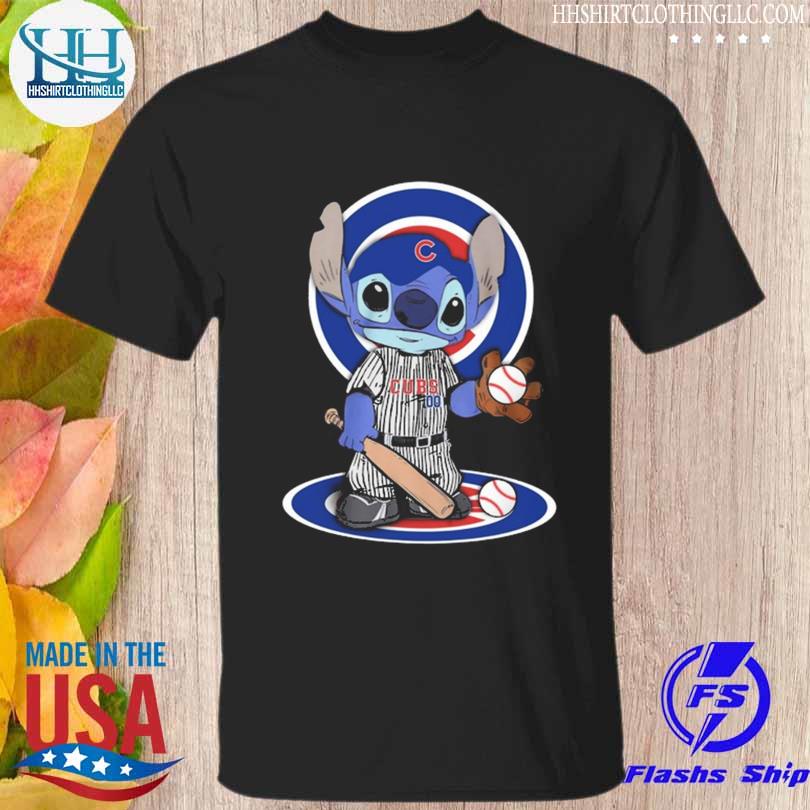 Baby Stitch Chicago Cubs baseball logo 2023 shirt