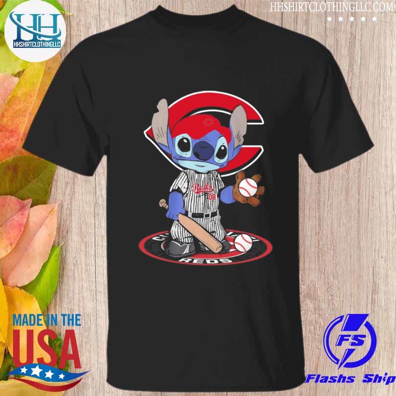 Baby Stitch Cincinnati Reds baseball logo 2023 shirt