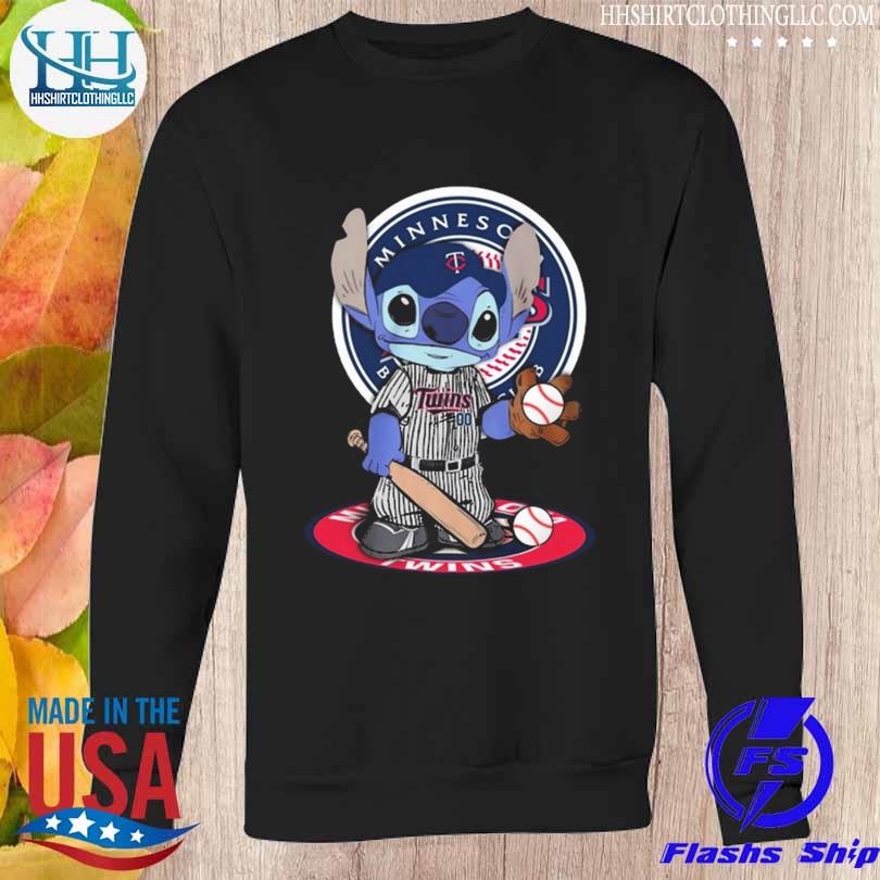 Baby Stitch Minnesota Twins baseball logo 2023 shirt, hoodie, sweater, long  sleeve and tank top