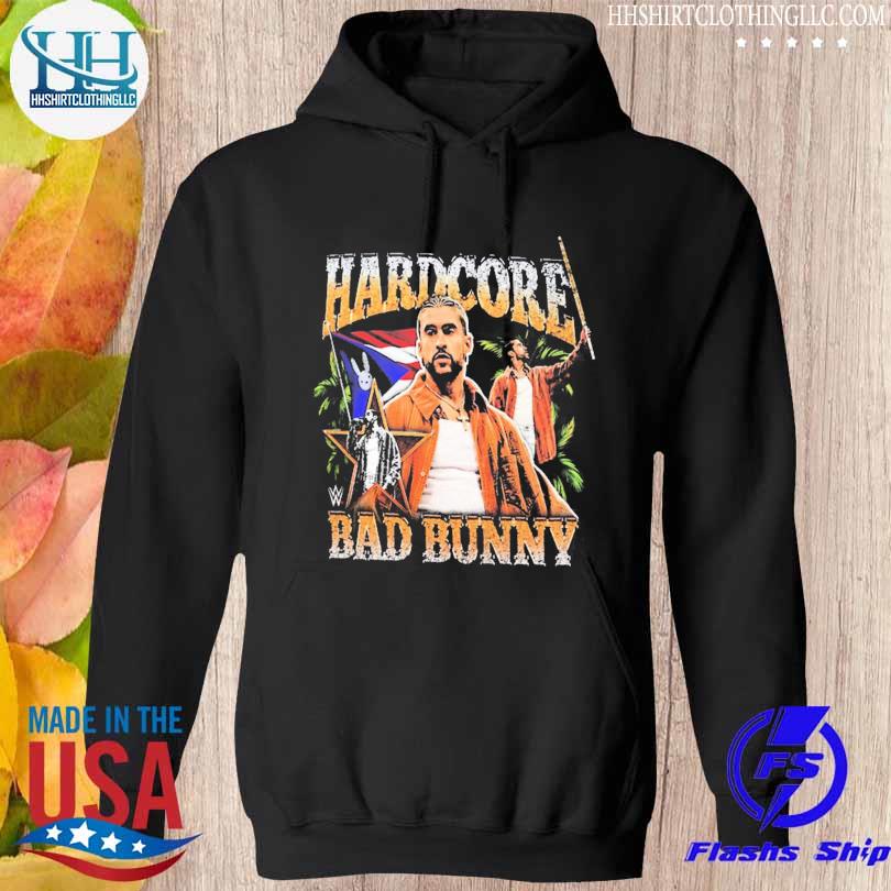 Black Bad Bunny Hardcore T-Shirt hoodie den