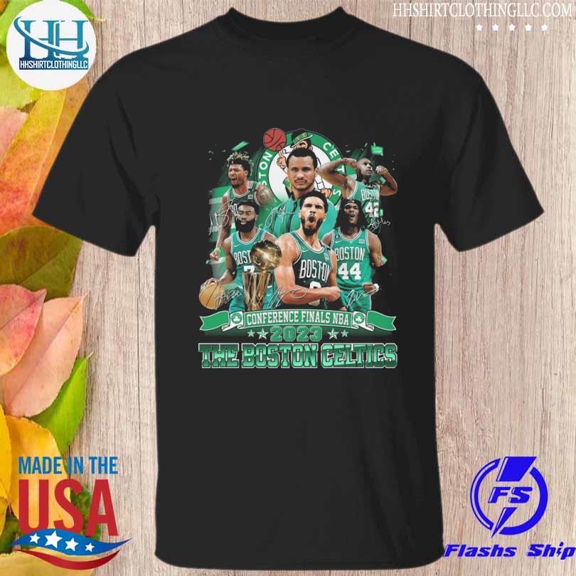 Conference final nba 2023 The Boston Celtics signatures shirt
