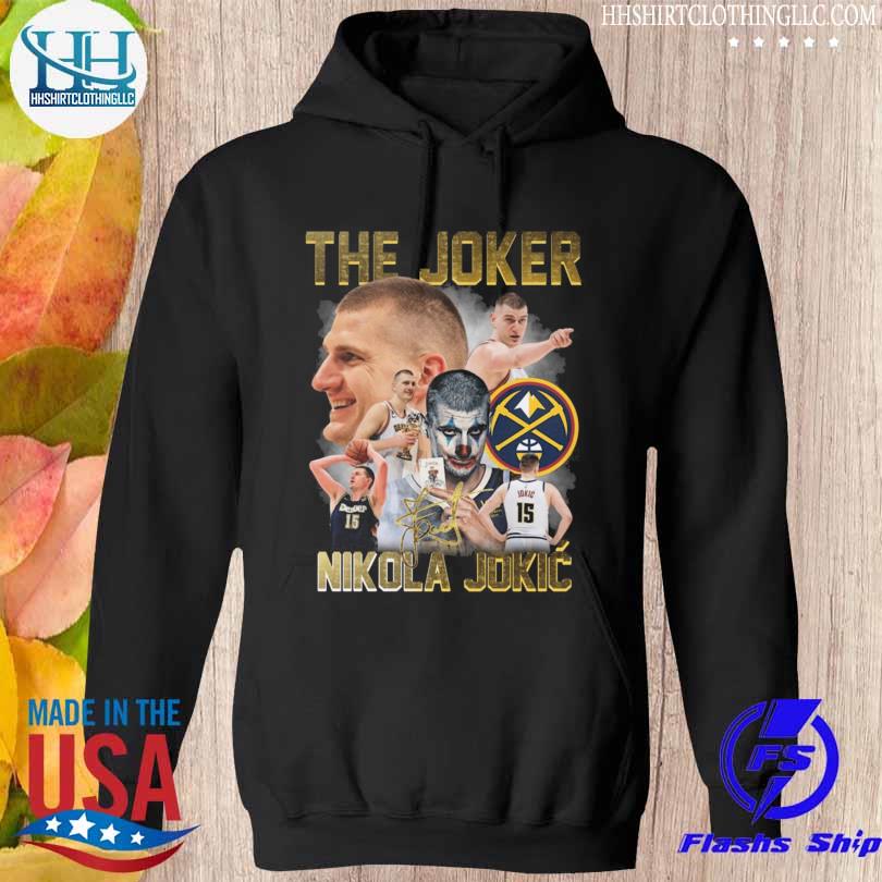Denver nuggets the joker nikola jokic signature 2023 s hoodie den