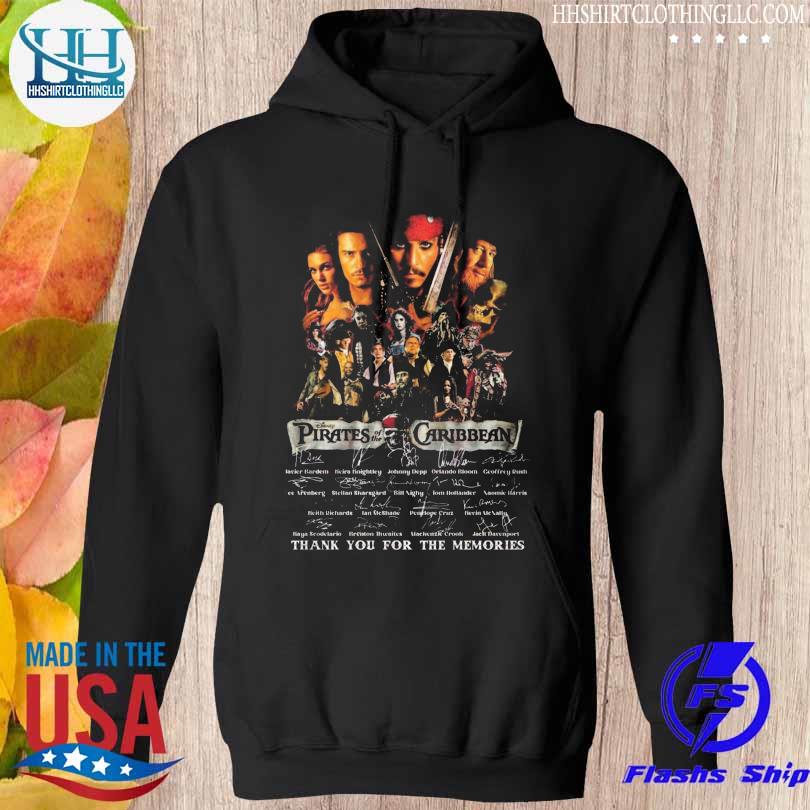 Disney pirates of the caribbean thank you for the memories signatures s hoodie den