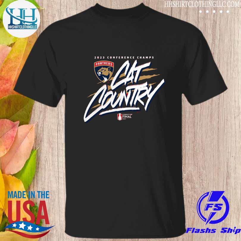 Florida panthers cat country 2023 eastern conference champs home ice shirt