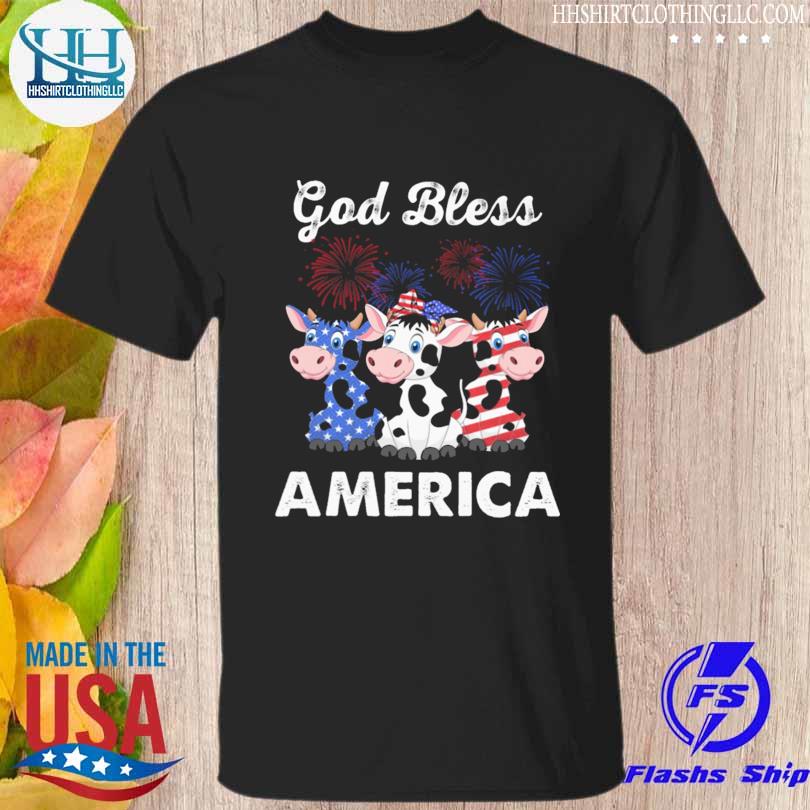 Happy God Bless Cows America 2023 shirt