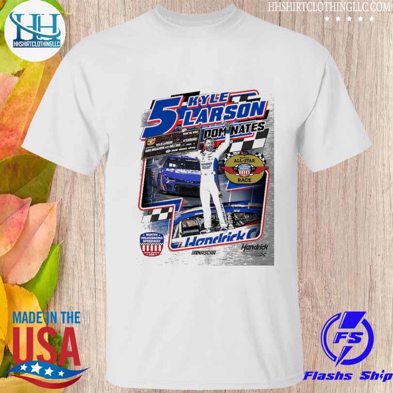 Kyle larson checkered flag sports 2023 nascar all-star race winner shirt