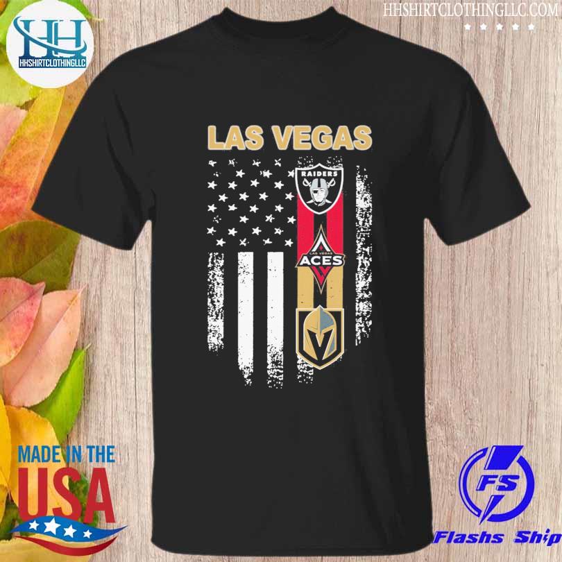 Las Vegas Sports teams American flag shirt