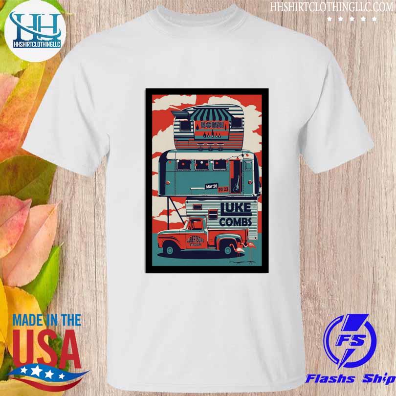 Luke combs tour boise id 2023 shirt