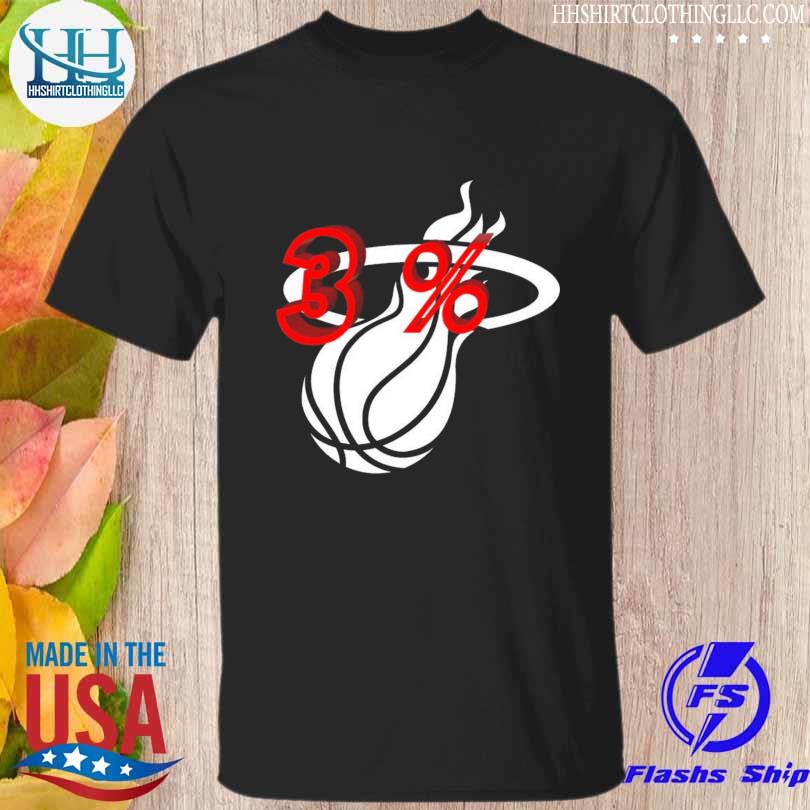 Miami heat 3% chance of winning shirt