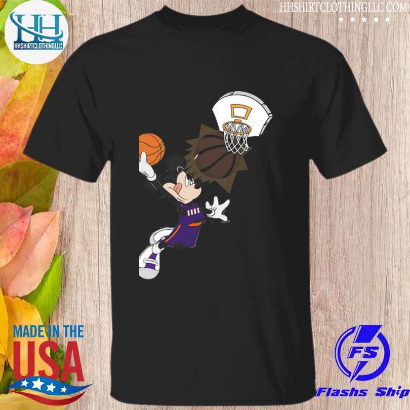 Mickey Mouse basketball Phoenix Suns logo 2023 shirt