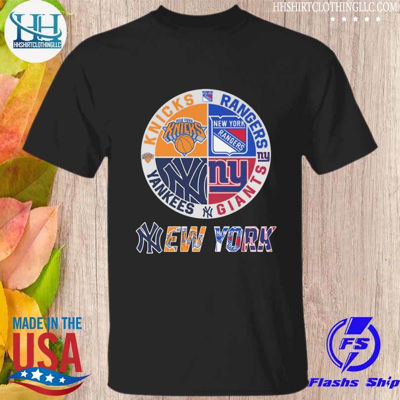 New york Knicks Rangers Yankees Giants 2023 shirt