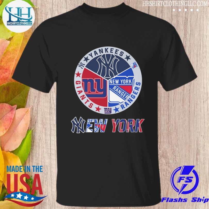 New york yankees new york giants new york rangers sport 2023 shirt